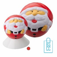 stressballen kerstman bedrukken, stressballen bedrukt, stressballen met logo, goedkope kerstgeschenken