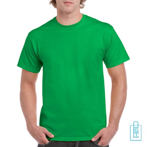 T-Shirt Mannen Budget bedrukken groen